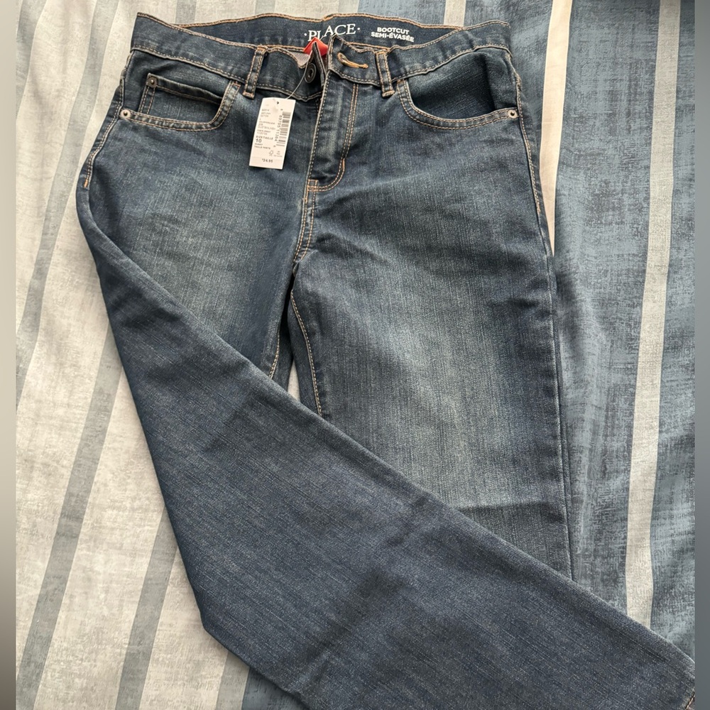 The Children's Place Boys' Basic Bootcut Jeans
